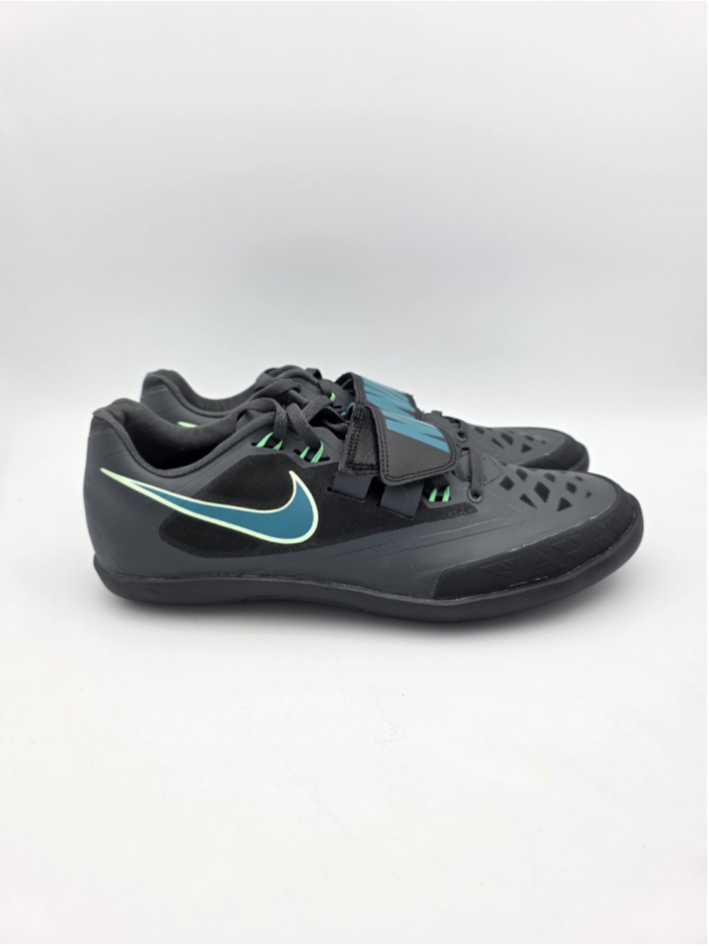 Nike Zoom SD 4 Black Green Track Throwing Shoes Men's Size 8.5 HQ3487-001